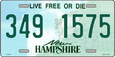 NH license plate 3491575