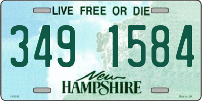 NH license plate 3491584