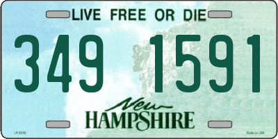 NH license plate 3491591