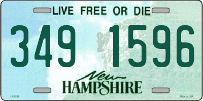NH license plate 3491596