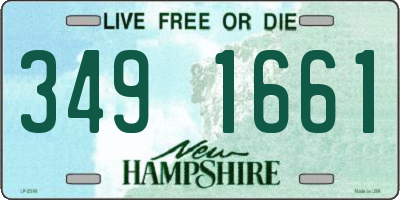 NH license plate 3491661