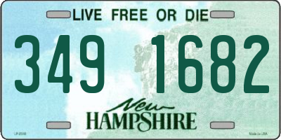 NH license plate 3491682