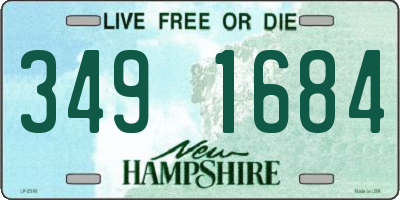 NH license plate 3491684