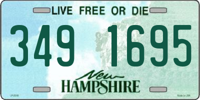 NH license plate 3491695