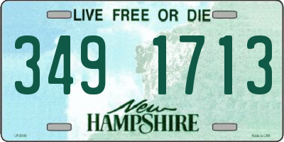 NH license plate 3491713
