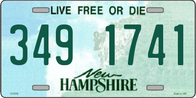 NH license plate 3491741