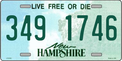 NH license plate 3491746