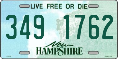 NH license plate 3491762