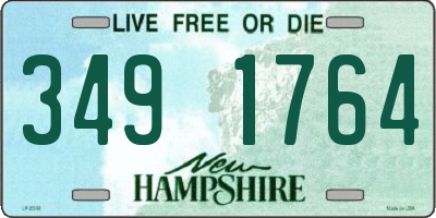 NH license plate 3491764