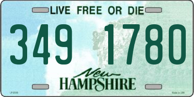 NH license plate 3491780