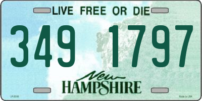 NH license plate 3491797