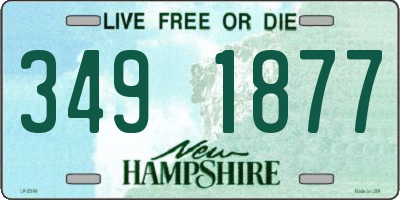 NH license plate 3491877