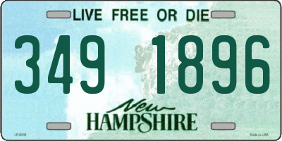 NH license plate 3491896