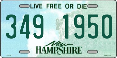 NH license plate 3491950