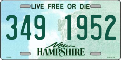 NH license plate 3491952