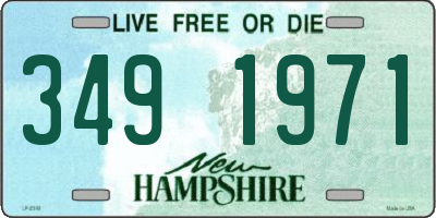 NH license plate 3491971