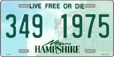 NH license plate 3491975