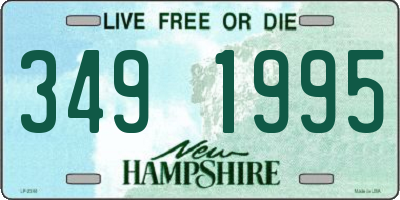 NH license plate 3491995
