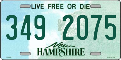 NH license plate 3492075