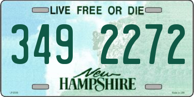 NH license plate 3492272