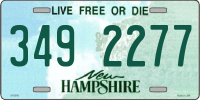 NH license plate 3492277
