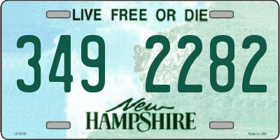 NH license plate 3492282