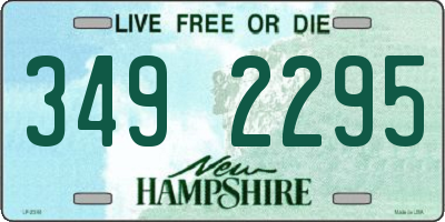 NH license plate 3492295