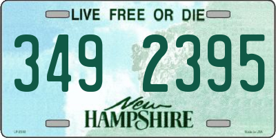 NH license plate 3492395