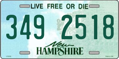 NH license plate 3492518