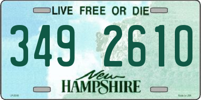NH license plate 3492610