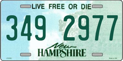 NH license plate 3492977