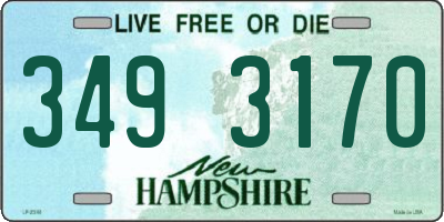 NH license plate 3493170