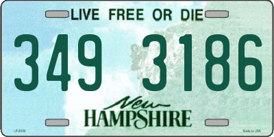 NH license plate 3493186