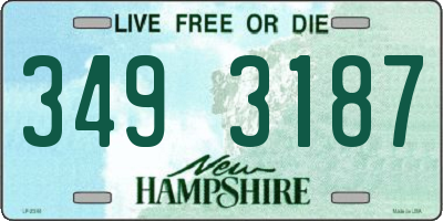 NH license plate 3493187