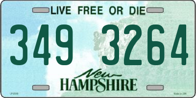 NH license plate 3493264