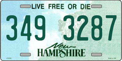 NH license plate 3493287