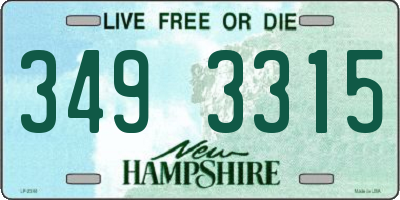 NH license plate 3493315