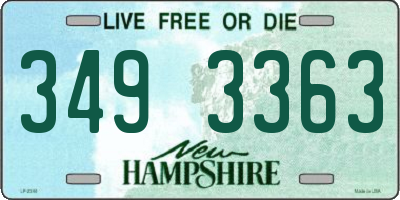NH license plate 3493363