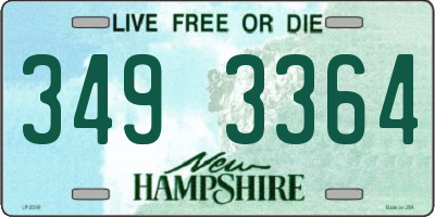 NH license plate 3493364