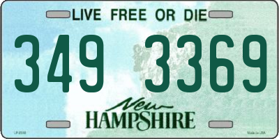 NH license plate 3493369