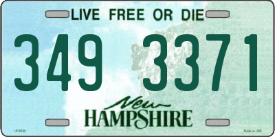 NH license plate 3493371