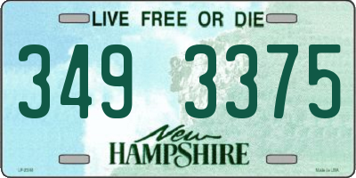 NH license plate 3493375