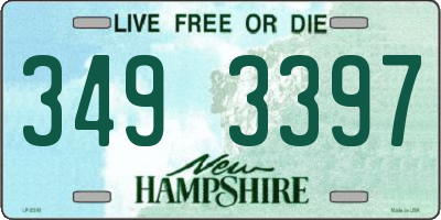 NH license plate 3493397