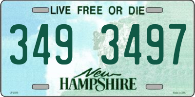 NH license plate 3493497