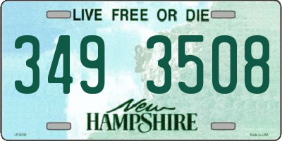 NH license plate 3493508