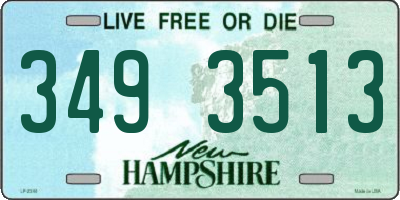 NH license plate 3493513