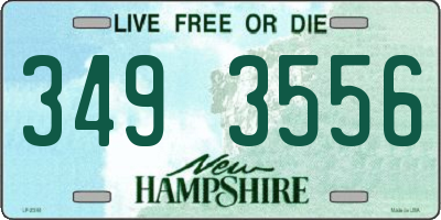 NH license plate 3493556