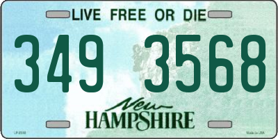 NH license plate 3493568