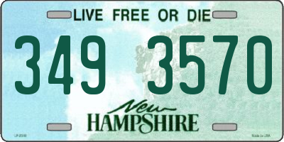 NH license plate 3493570