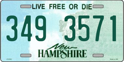 NH license plate 3493571